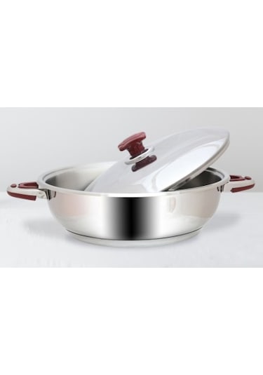 Gülsan 32*10 cm Mega Bakalit Basık Tencere 6 lt