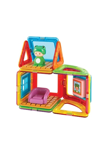 Magformers Mıknatıslı Cube Houseset - Frog - 20 Parça