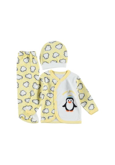 Furkanbaby Sarı 3 Lü Takım Seti Sarı