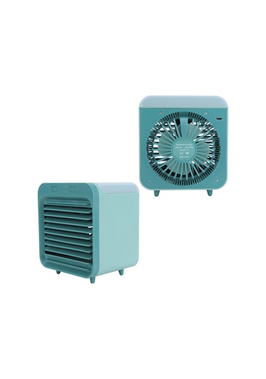 Geeroyoo Yeşil Usb Şarjlı Mini Sprey Soğutucu, 3 Vites Ayarlanabilir, 200ml Hacimli, Portatif Ev & Seyahat Soğutucu