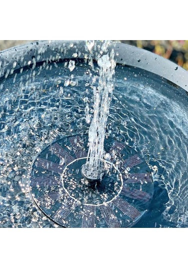 Xiyyadms Güneş Enerjili Yüzen Çeşme - Bahçe Ve Havuz İçin Polikristal Solar Panel İle Çalışan Su Fıskiyesi