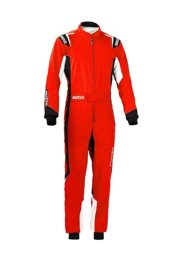 Sparco Thunder Karting Tulumu Kırmızı - Siyah