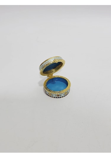 Antika Cloisonne Minyatür Kutu 4,5x2,5cm 081