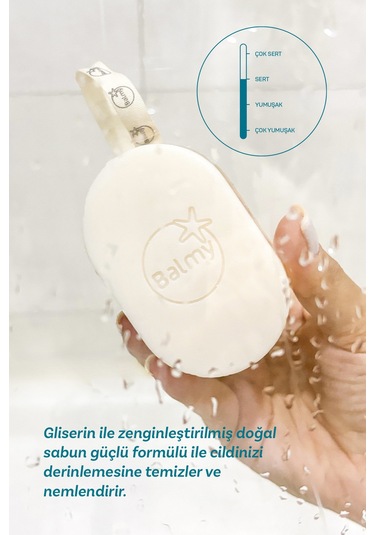 Balmy Doğal Kabak Lifli Sabun Coconut Vanılla Odunsu