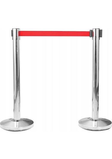 Takım 3 M Şeritli Paslanmaz Şerit Bariyer Yönlendirme Bariyeri