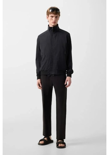 Bogner Jonas Blouson Lüks Performans Stil, Erkek Ceket Siyah