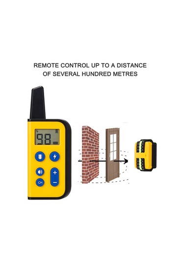 Geeroyoo Otomatik Ses Kontrollü Köpek Eğitim Kolyesi, Uzun Pil Ömrü Ve Şarj Edilebilir, Su Geçirmez, 1800ft Menzil, Siyah