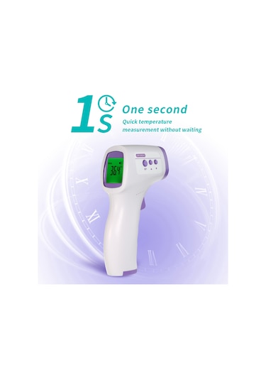 Ximistore9 Dijital Enfrared Önlüğü Sıcaklık Ölçer - Bebek, Çocuk, Yetişkin Uyumlu, Nesne Ve Kişi Ölçümü, Fda/ce Onaylı İngilizce Paket, Pil Yok