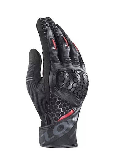 Clover Predator-2 Korumalı Motosiklet Eldiveni Siyah