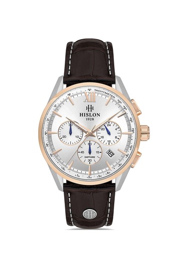 Hislon Ms206t-02kr Erkek Kol Saati Gri - Rose Gold