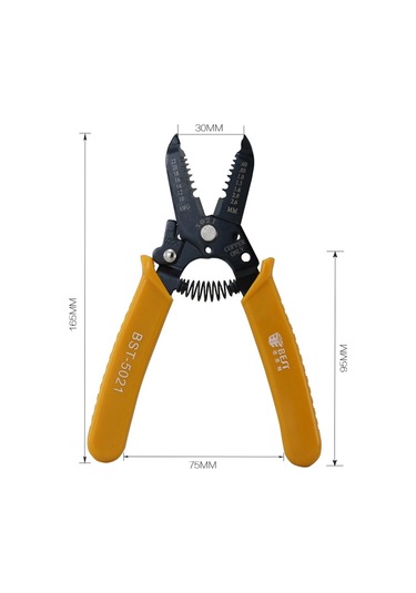 Sones Best-5021 0.6 2.6mm Taşınabilir Sıkma Pensesi Kablo Soyma Pensesi