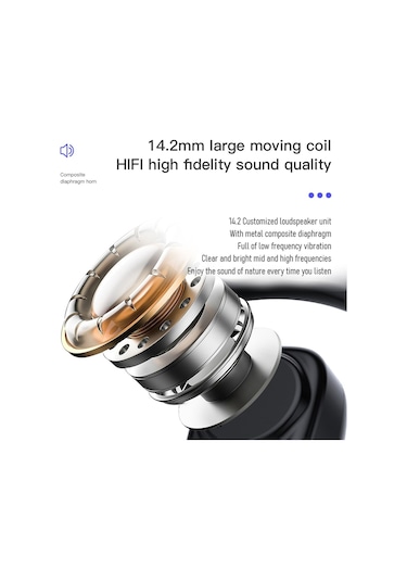 Kemik İletimi Konseptleri Dijital Ekranlı Stereo Bluetooth Kulaklık, Stil: Tek Kulak