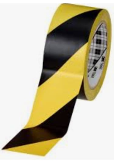 3M 766I Sarı Siyah Işaretleme Bantı 50Mm*33Mt (426305561)