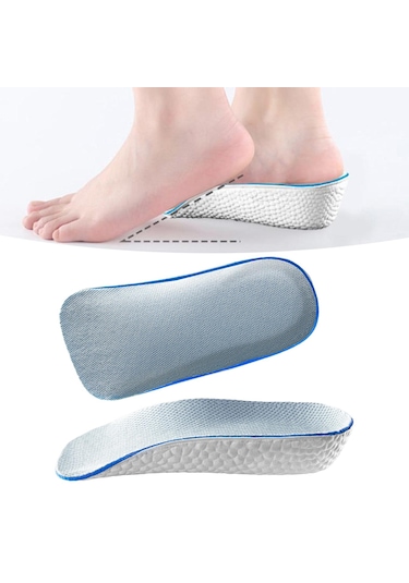 Dolıty 2 Adet Görünmez Topuk Kaldırma Uçları Uzun 2,5-cm