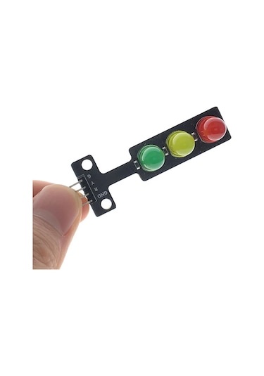 Alkatronik-Trafik Işık Led Modülü 5V Ortak Katot 8Mm Led Kırmızı Sarı Yeşil