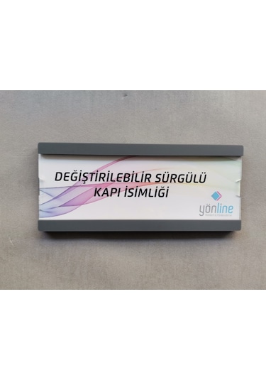 Değiştirilebilir Sürgülü Kapı Isimliği