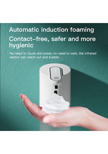 Qfdr Otomatik Sabun Dispenseri, 400 Ml Şarj Edilebilir