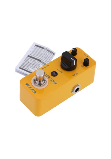 Mooer Elektro Gitar True Bypass İçin Mooer Sarı Comp Mikro Sarı