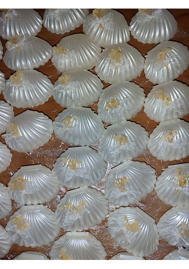 20 Adet Özel Günler İçin İstiridye Kutu Mum