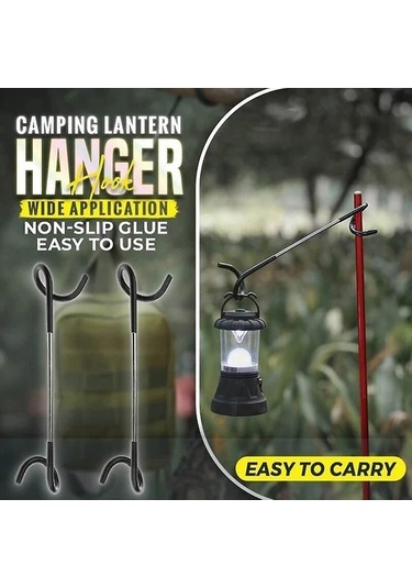 Bloomnest Kamp Feneri Askısı Açık Hava Kamp Balıkçılık Seyahat Uyumlu Çadır Direği Kancası Asorti Çok Renkli