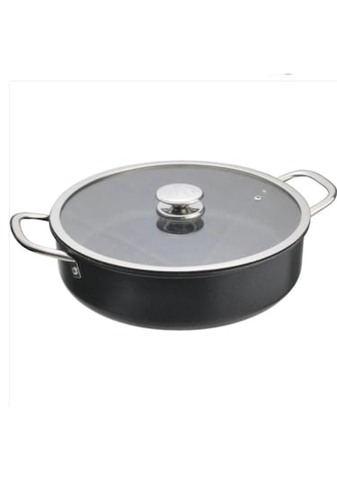 32 CM Leydi Marble Mia Granit Basık Tencere