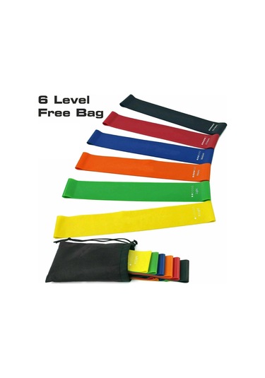 Yeşil Yeşil Direnç Bantları Döngü Egzersiz Kauçuk Spor Salonu Yoga Elastik Bant Fitness Eğitimi Yeşil