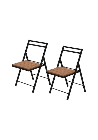2 Adet Ege Katlanır Sandalye , Bistro Sandalye, Bahçe Sandalyesi