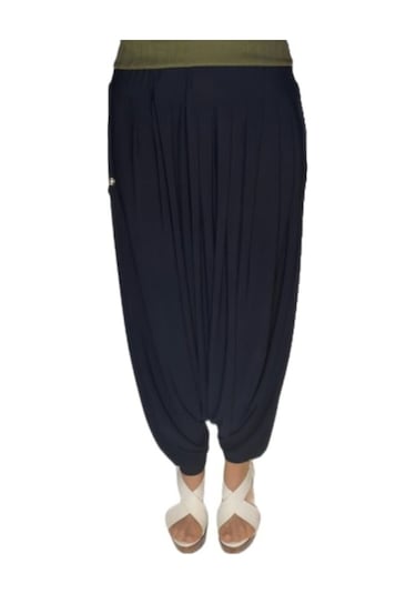 Özözkanlar Kadıın Lacivert Cepli Sandy Hoby Şalvar Lacivert