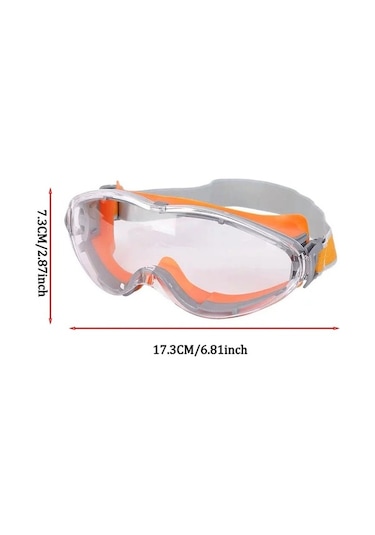 Trendooze Açık Kayak Ve Motosiklet Güvenlik Gözlükleri - Biçme Çalışması Orange