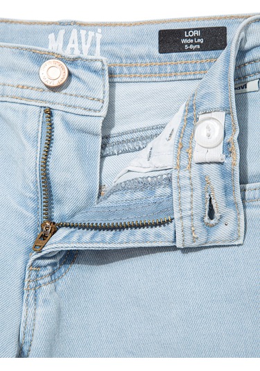 Mavi Lori Ağartılmış Jean Pantolon 7010036 84473