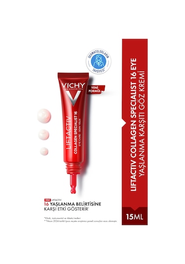 Vichy Liftactiv Collagen Specialist Göz Bakım Kremi 15 ML