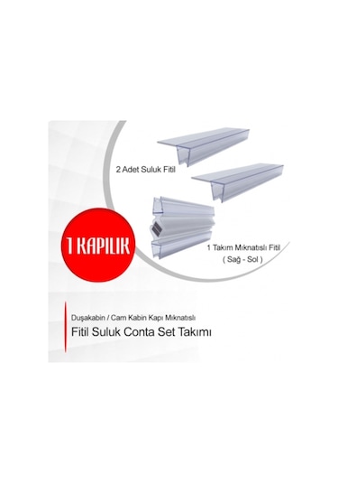 Duşakabin Mıknatıslı Fitil / Yan Suluk Fitil Şeffaf