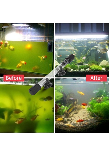 Xindoker Akvaryum, Havuz Ve Su Tankları İçin Dalgıç Ultraviyole Sterilizasyon Lambası
