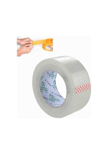 Willowhaven 45mm Genişlik 25mm Kalınlık Şeffaf Beyaz Paket Sızdırmazlık Bandı Rulo Etiket, Evrensel Paketleme Ve Nakliye İçin Uygun Diğer