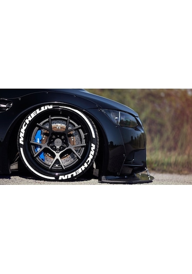 Lastik Yazısı 8Xli Mıchelın+Kuyruk Beyaz 1.Sınıf Kalite Solmaz