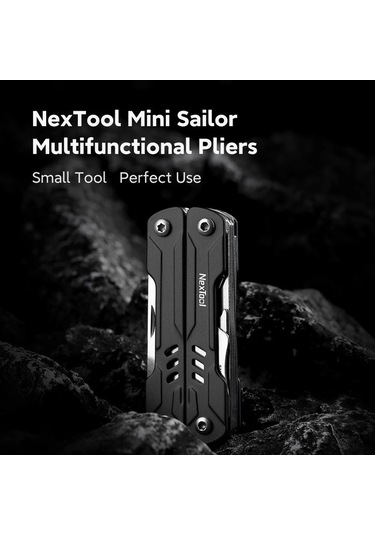 Fastbuy Nextool 11 In 1 Mini Pense Çok Aracı Katlanır Makas, Kırmızı, Standart, Smal, Çocuklar Ve Erkekler İçin