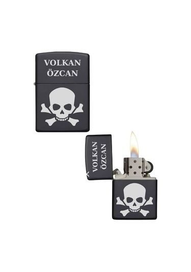 Kişiye Özel Kuru Kafalı Metal Çakmak