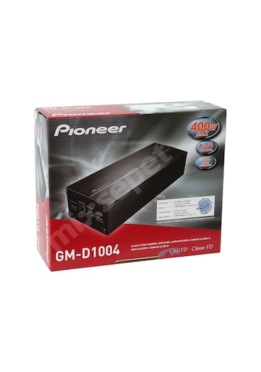 Pioneer Gm-D1004 4 Kanal 400 Watt Oto Amfi Amplifikatör