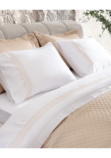 Madame Coco Somme 7 Parça Çeyiz Seti - Bej Ekru