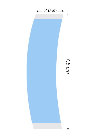 Walker Tape Lace Front Mavi Protez Saç Bandı 36 Adet "C"