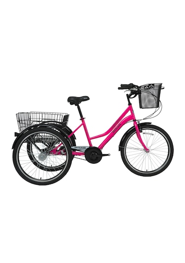 Bisan Porter Nexus 3 V 24 Jant Şehir Kargo Bisikleti Pembe