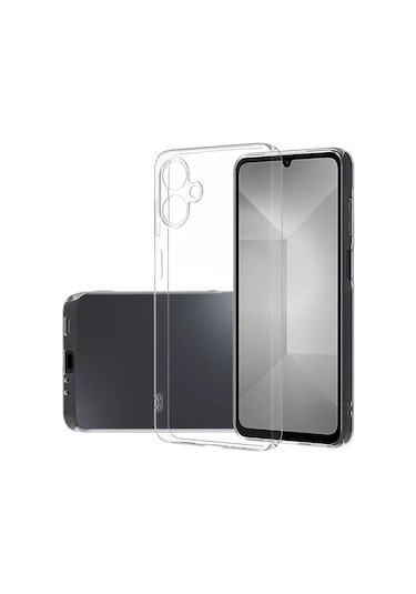 Noktaks - Samsung Uyumlu Samsung Galaxy A07 - Kılıf Şeffaf Soft Slim Fitt Süper Silikon Kapak - Şeffaf - T38295 Şeffaf