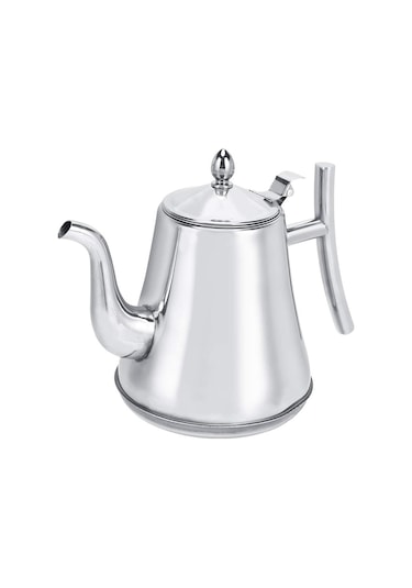 Çaydanlık, Uzun Saplı Paslanmaz Çelik Su Isıtıcısı, Demlikli Blooming Ve Yapraklı El Yapımı Su Isıtıcısı, Ev Kullanımı, Otel, Restoran 1,2 L