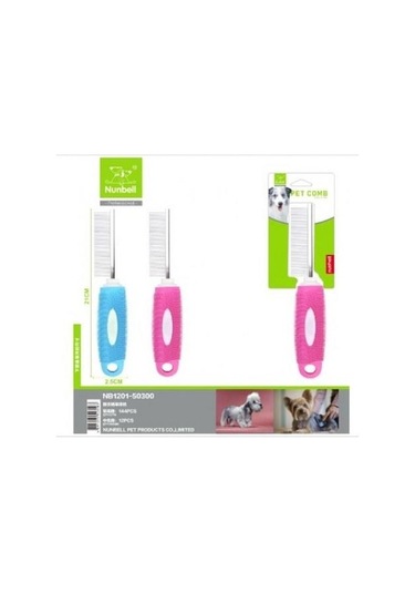 Nunbell Köpek Gıdık Tarak Tek Taraflı 21 x 2.5 CM