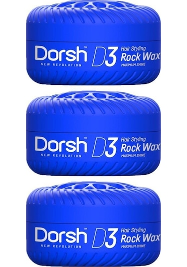 Dorsh Saç Şekillendirici Rock Wax D3 3x150 ML