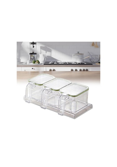 Suntek Mutfak Tezgahı Kahve Barı Tuzları Için Çeşni Yeşil