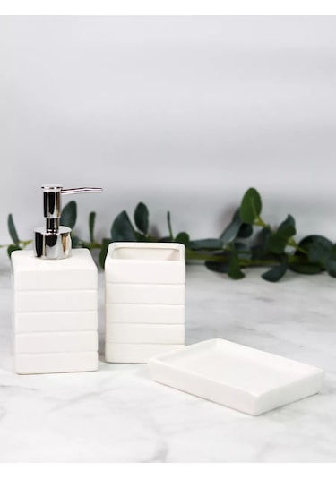 Denezo Iva Banyo Aksesuarları Seti 173426945 Beyaz