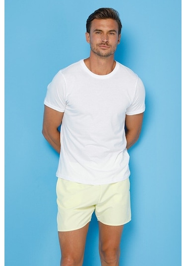 Timberland Sunapee Lake Solid Sarı Erkek Deniz Şortu 101096759 Sarı