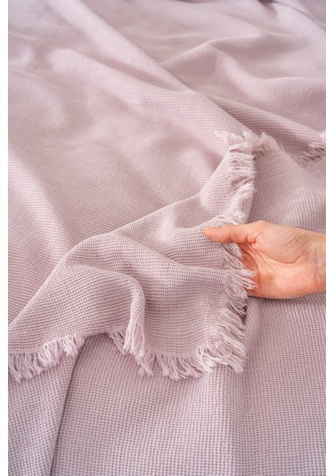 Missera Rose Nakışlı Çift Kişilik Pike Seti - 4 Parça Çeyiz Seti Pembe