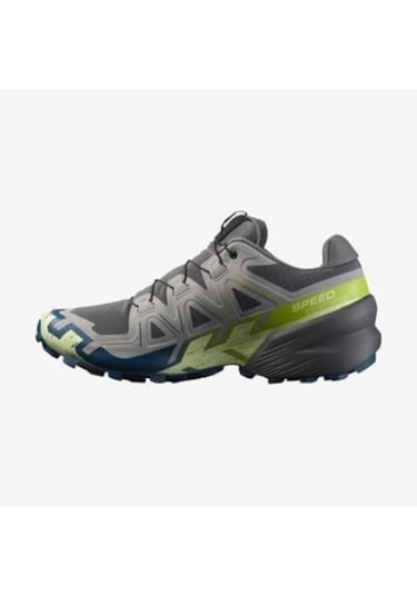 Salomon Speedcross 6 Castlerock/lime Cream/poseidon Erk Patika Koşusu Ayakkabısı L47810900 Gri